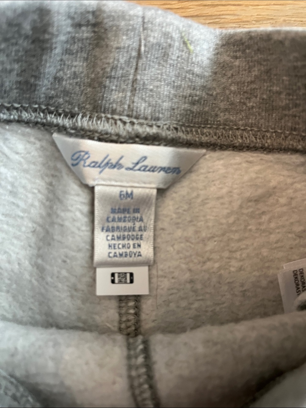 Ralph Lauren Heather Gray Hooded Zip Sweatshirt & Jogger Set - Picture 7 of 8